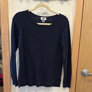 Old Navy Midnight Blue Glitter Sweater